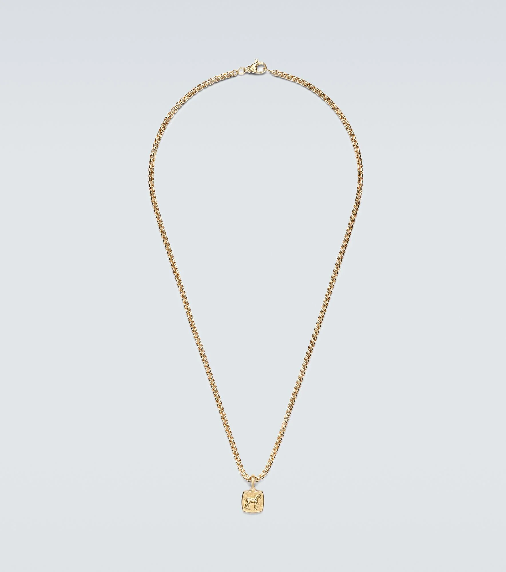 Petrvs® Horse Box 18kt gold (750/1000) pendant necklace - 1