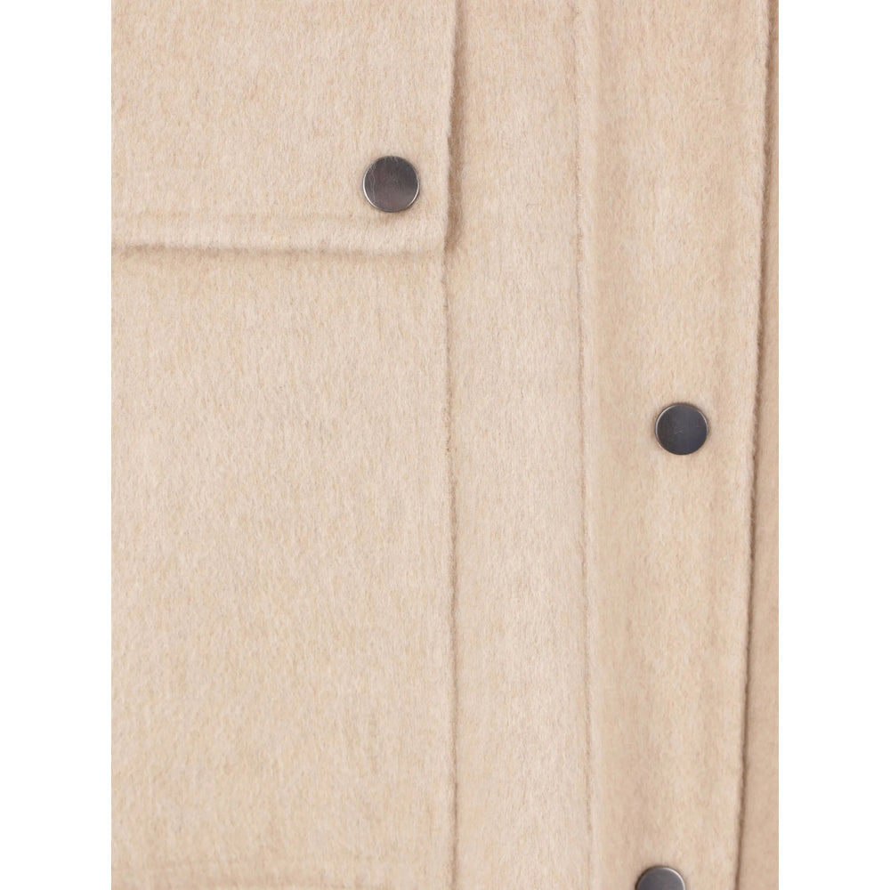 Brunello Cucinelli Neutrals Coats - Capes Women - 4