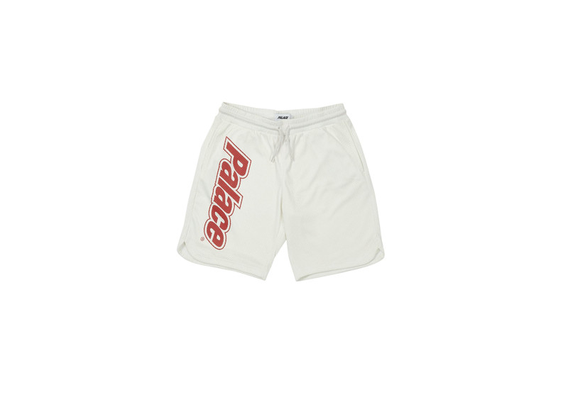 LOWERCASE FONT SHORTS WHITE 1