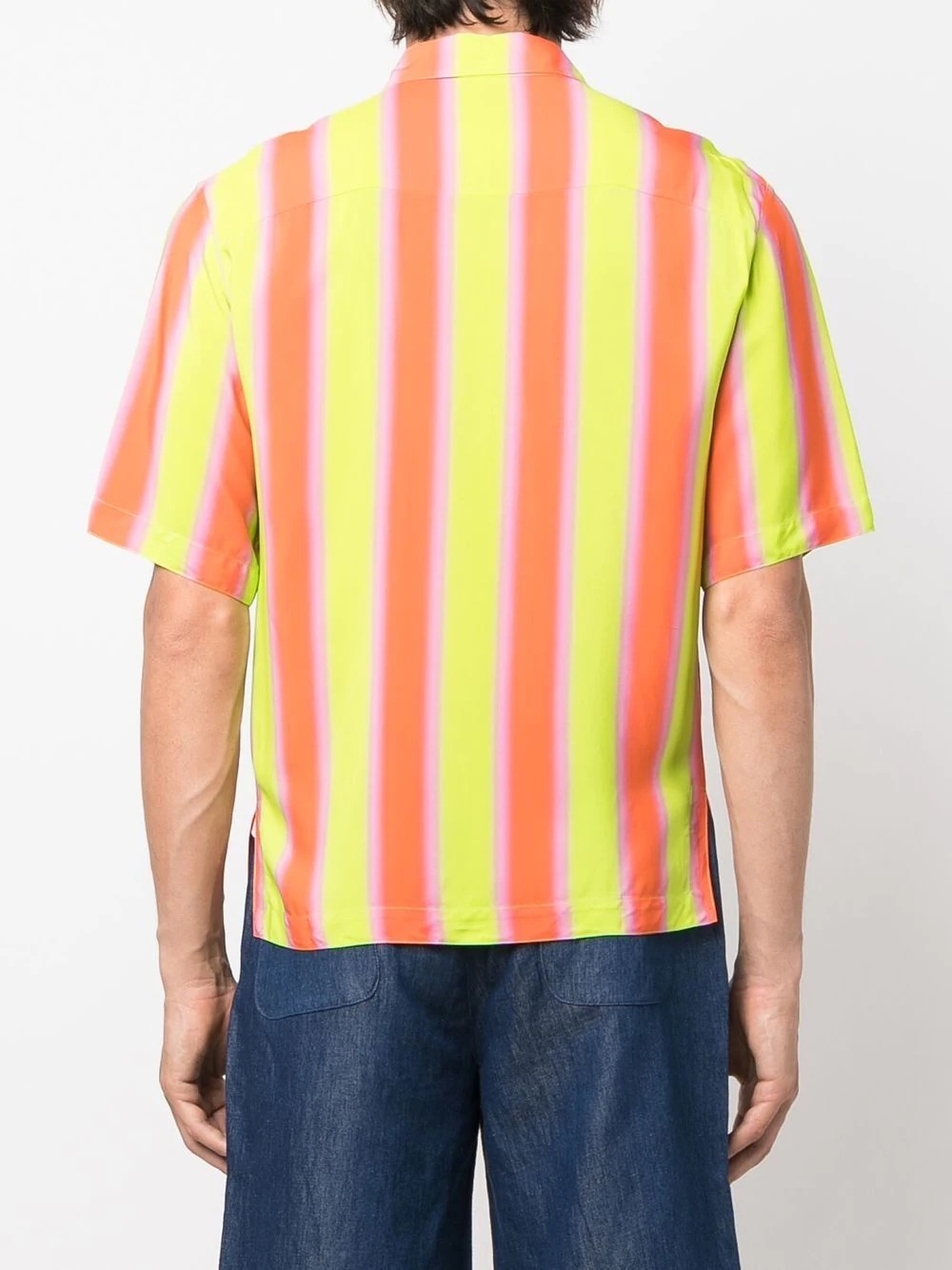 striped short-sleeve shirt - 4