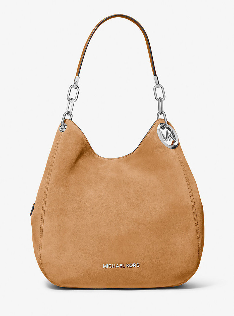Lillie Large Suede Shoulder Bag 1