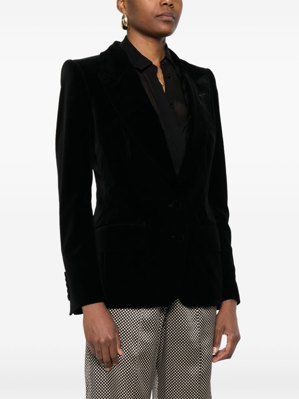 single-breasted blazer - 3
