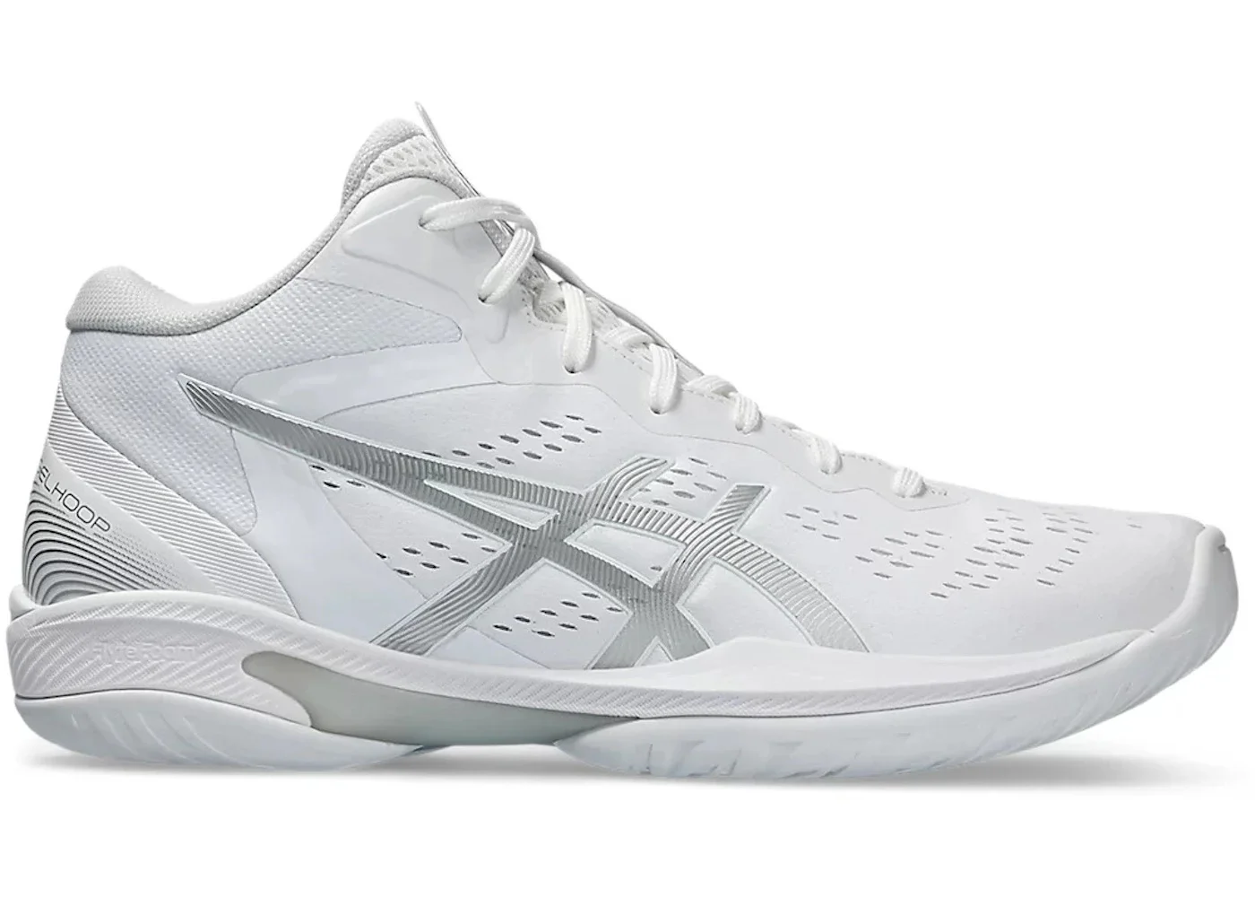 ASICS Gelhoop V16 백색 순수한 은 - 1