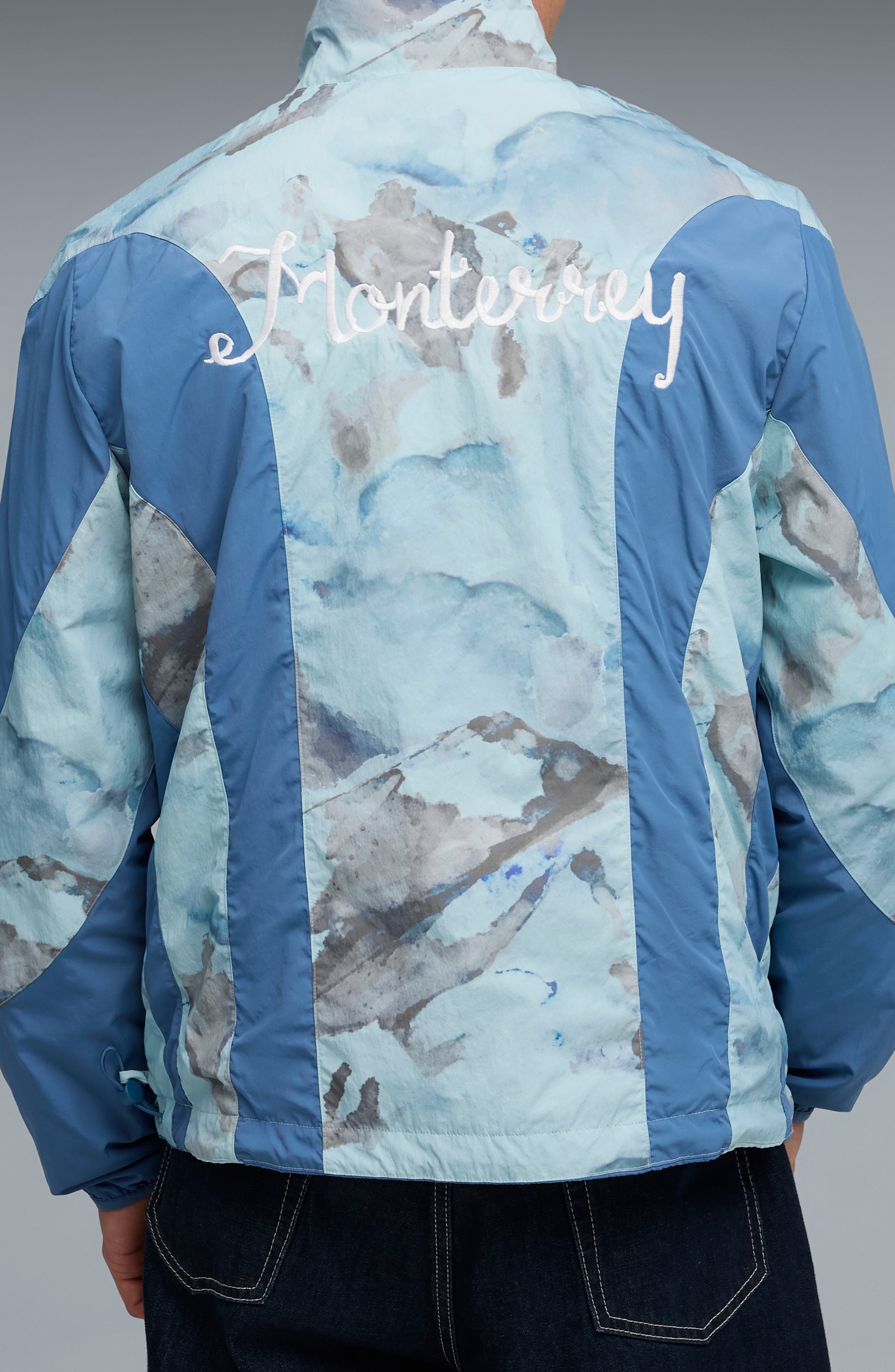 PUMA x KidSuper MTY Reversible Nylon Jacket in Blue Horizon-Electro Royal at Nordstrom - 5