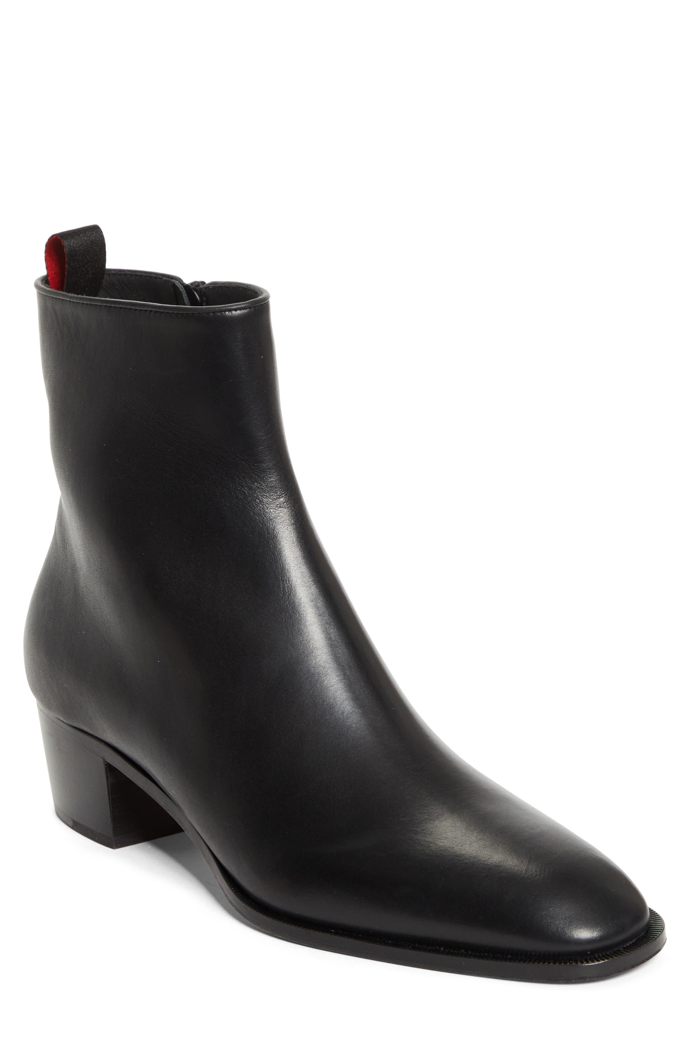 Christian Louboutin Ziggissimo Forever Plain Toe Boot in Black at Nordstrom - 2