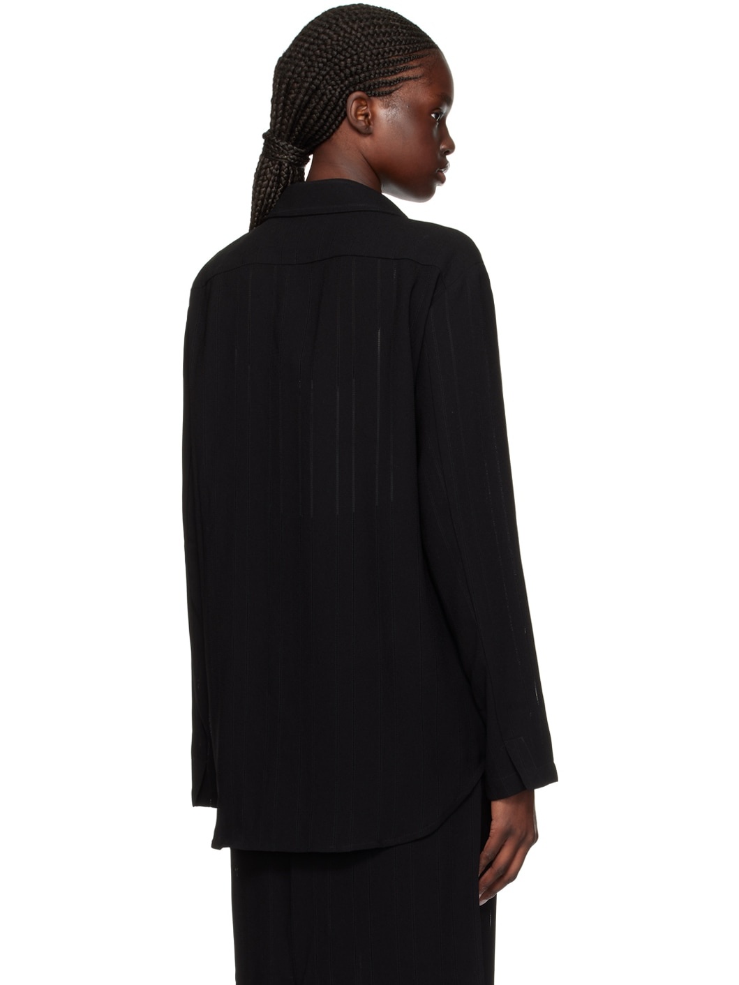 Black Drop Stitch Shirt - 3