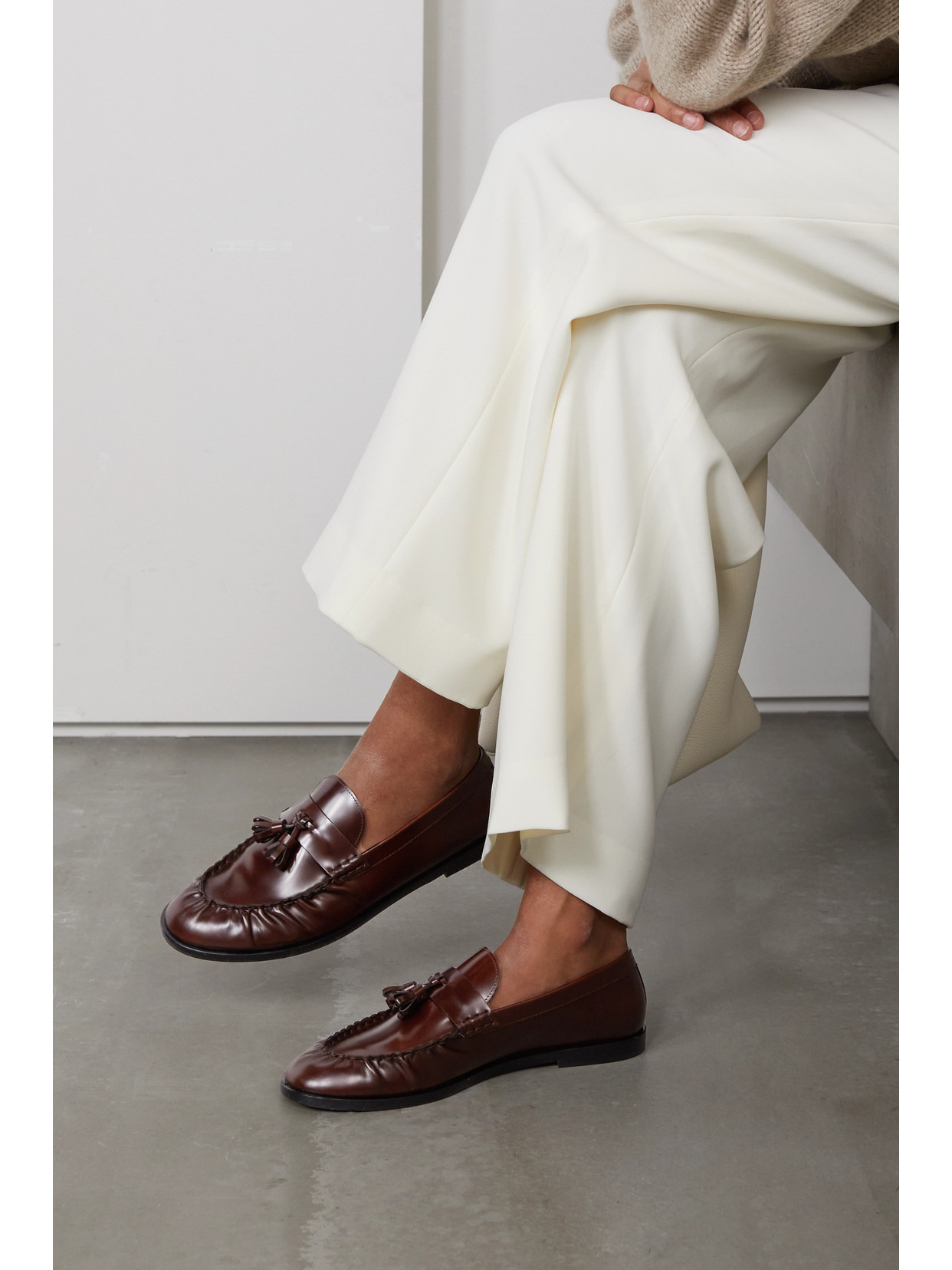 Tasseled Leather Loafers - 2
