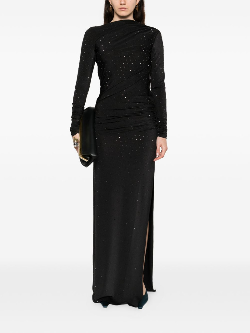 THE ANDAMANE Sophie long-sleeved embellished maxi dress outlook