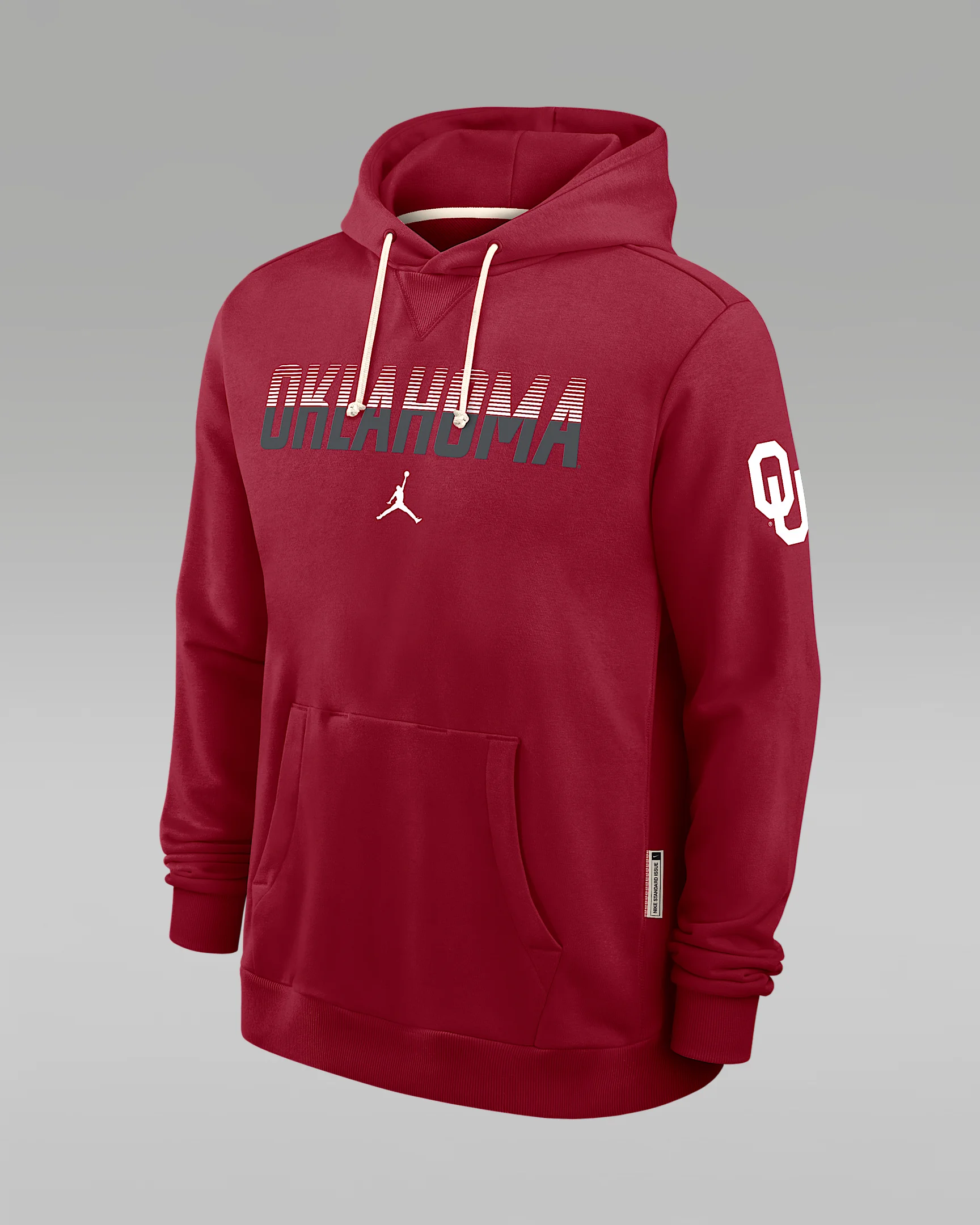 Oklahoma Sideline Standard Issue Men's Jordan Brand Dri-FIT College Pullover Hoodie - 1
