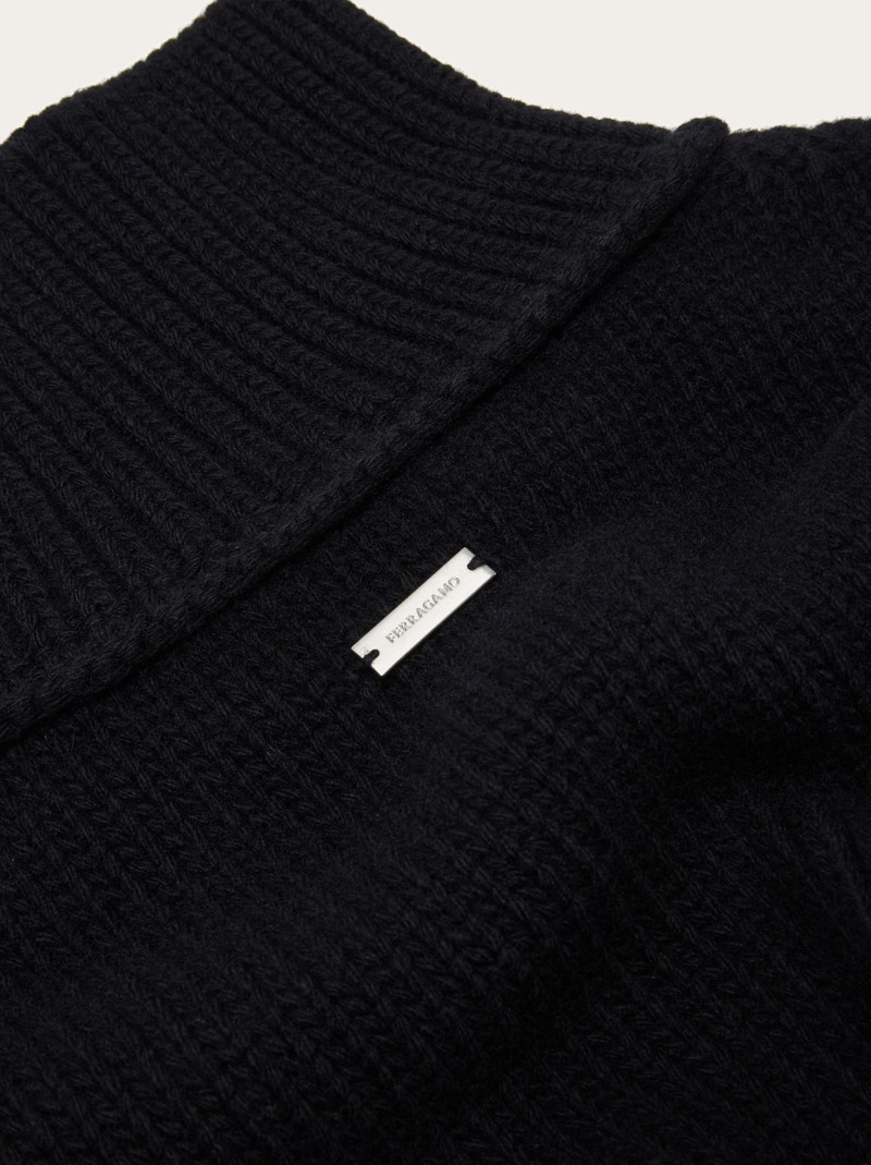 FERRAGAMO Wool poncho outlook
