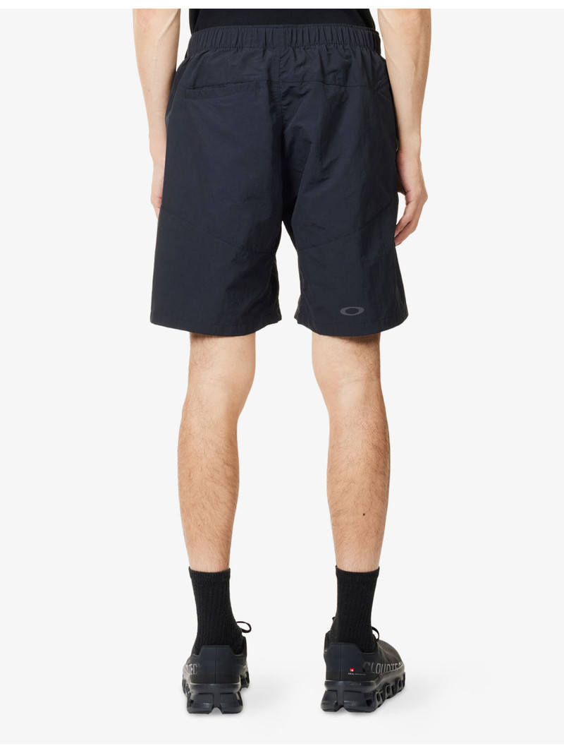 Belted Regular-Fit Woven Shorts 4