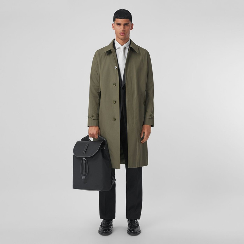 Nylon and Leather Pocket Backpack 6