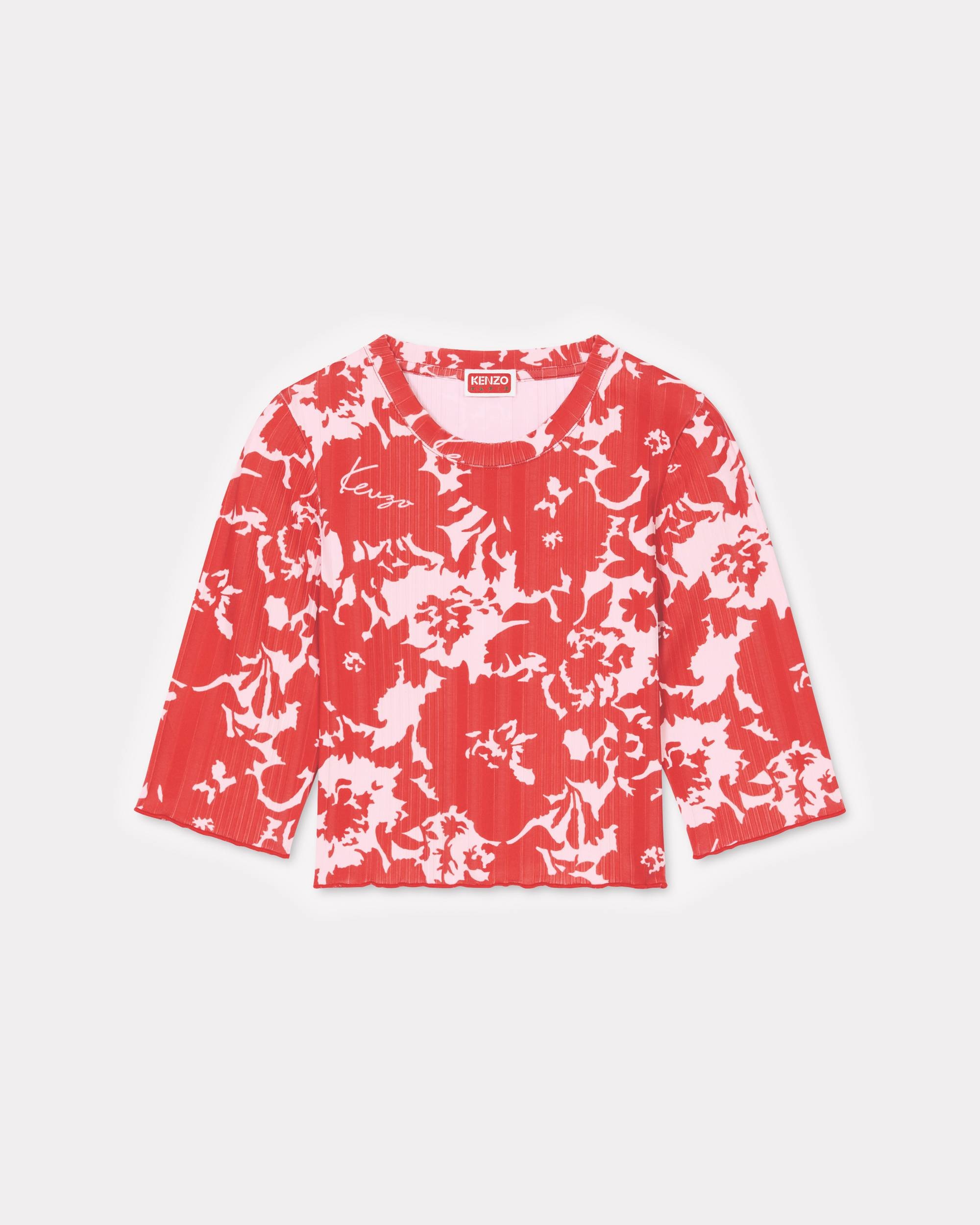 'KENZO Flower Camo' cropped top - 1