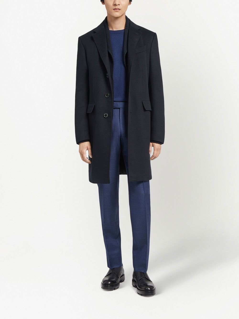 Oasi single-breasted cashmere coat - 2