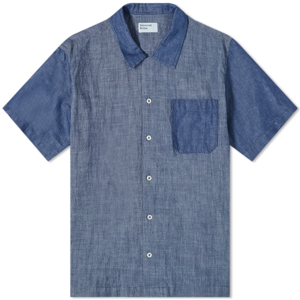 Universal Works Chambray Mix Road Shirt - 1