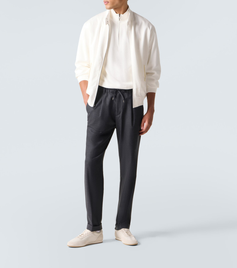 Herno Gabardine straight pants outlook