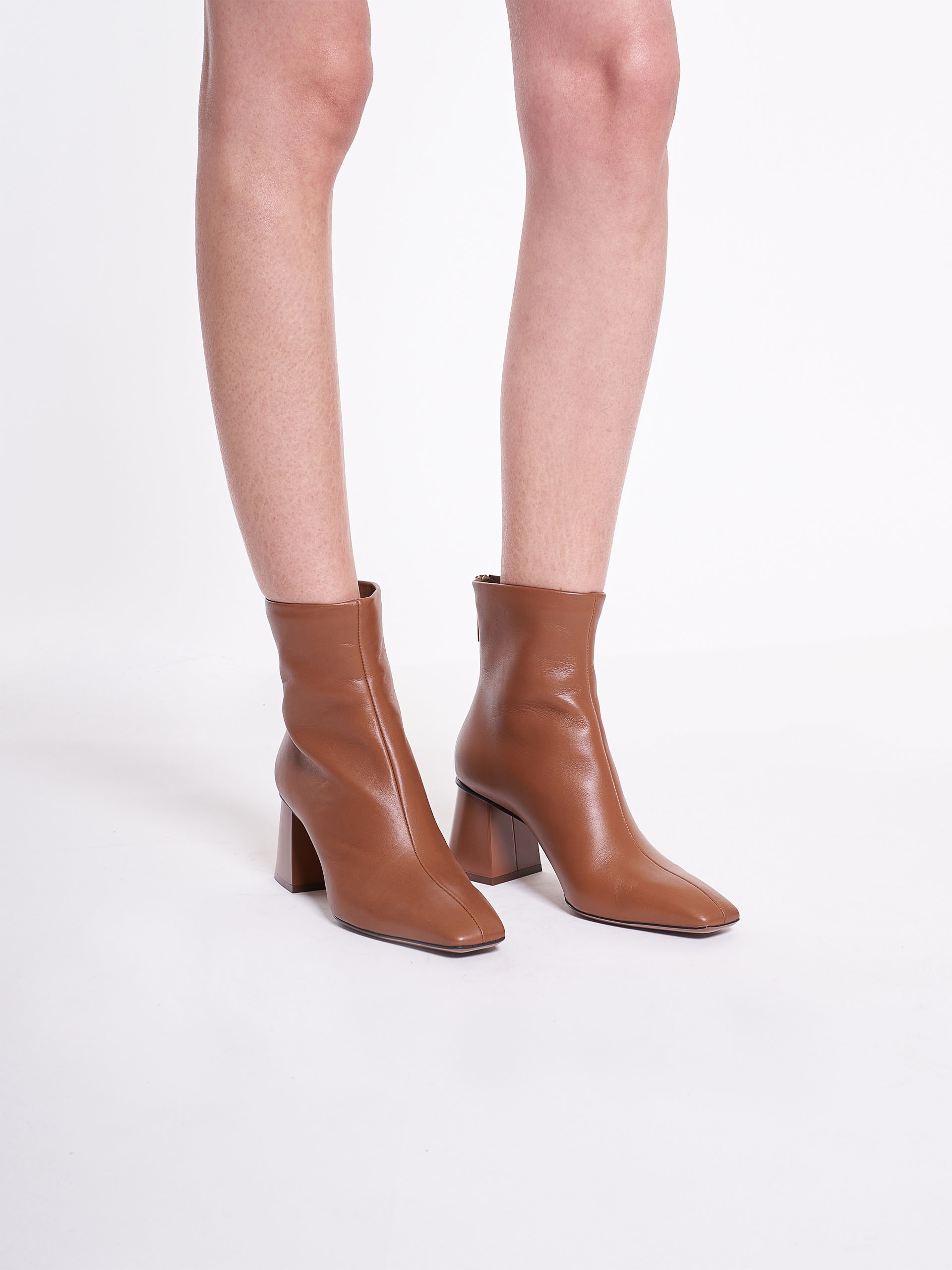 ABBY Leather ankle boots - 5