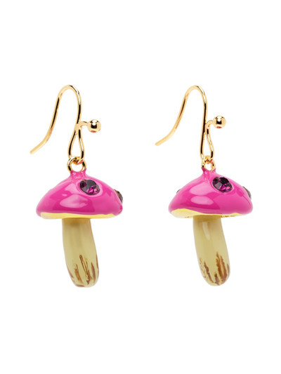 Marni SSENSE Exclusive Pink Mushroom Earrings outlook