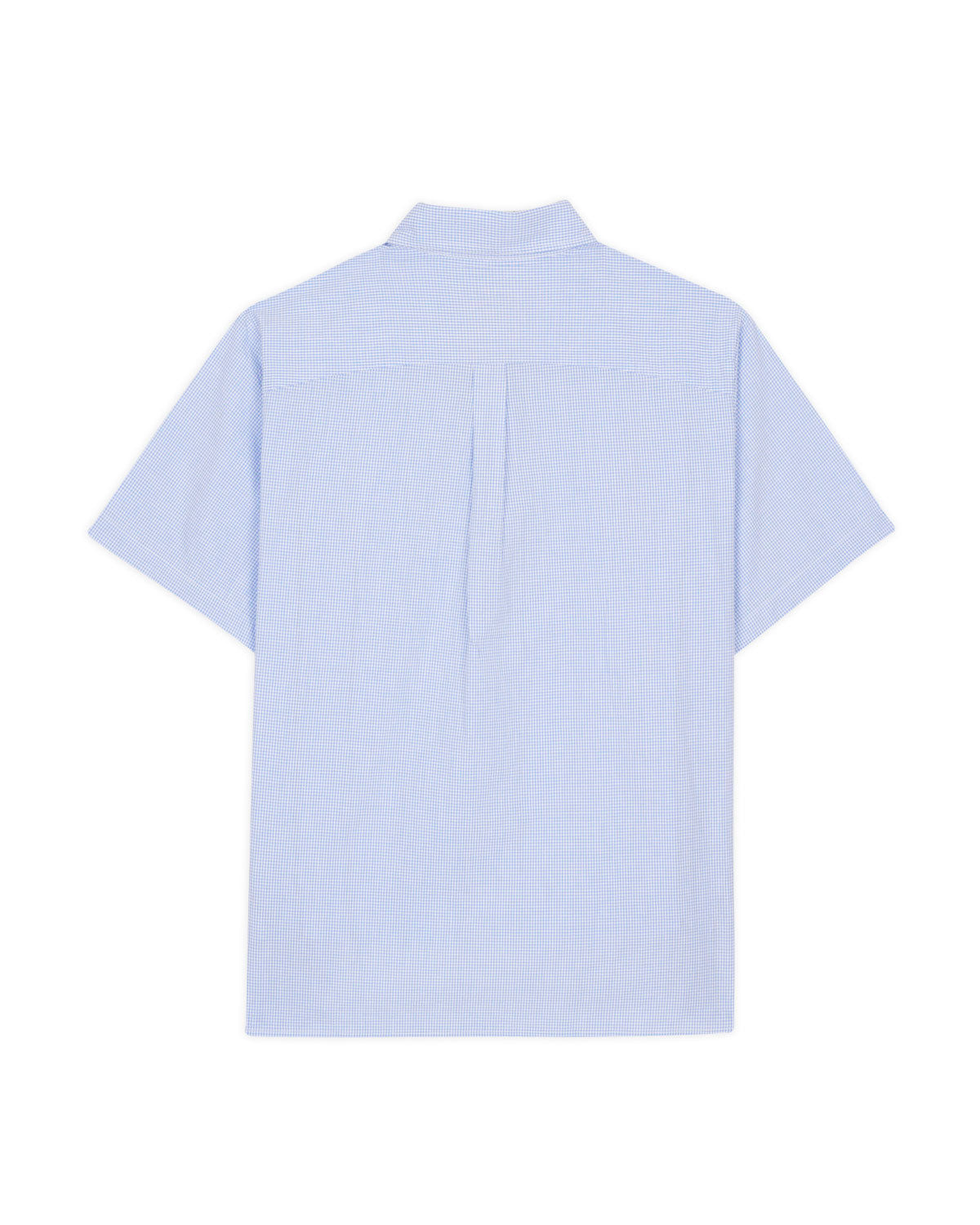 Brooks Brothers California Puckered Short Sleeve Pullover Shirt - Light Blue - 3