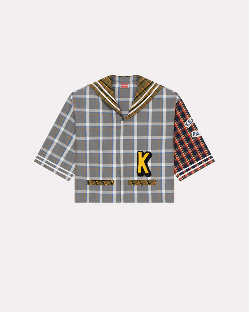Short checked 'KENZO Sailor' shirt 1