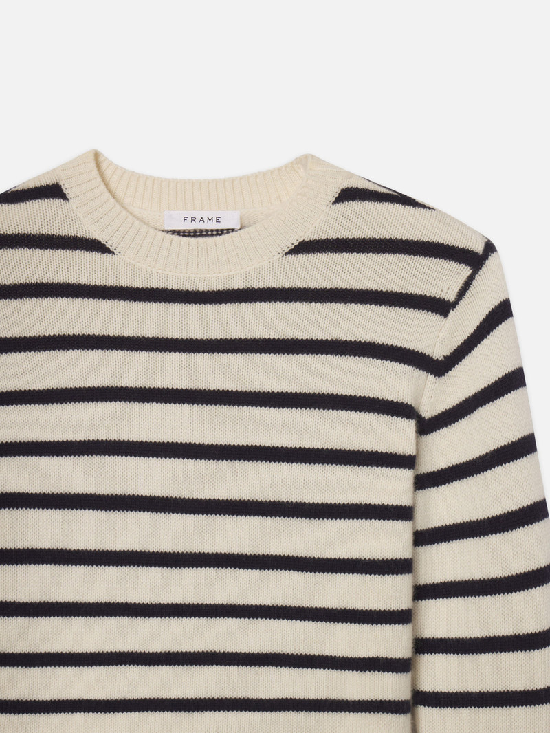 Cashmere Clean Crew in Navy Multi 3