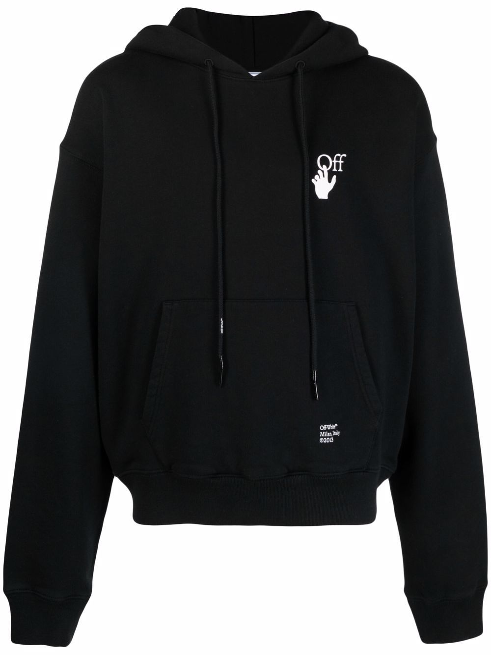 Caravaggio Arrow logo-print hoodie - 1