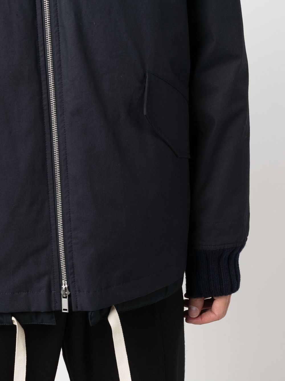 zip-up down-filled bomber jacket - 5