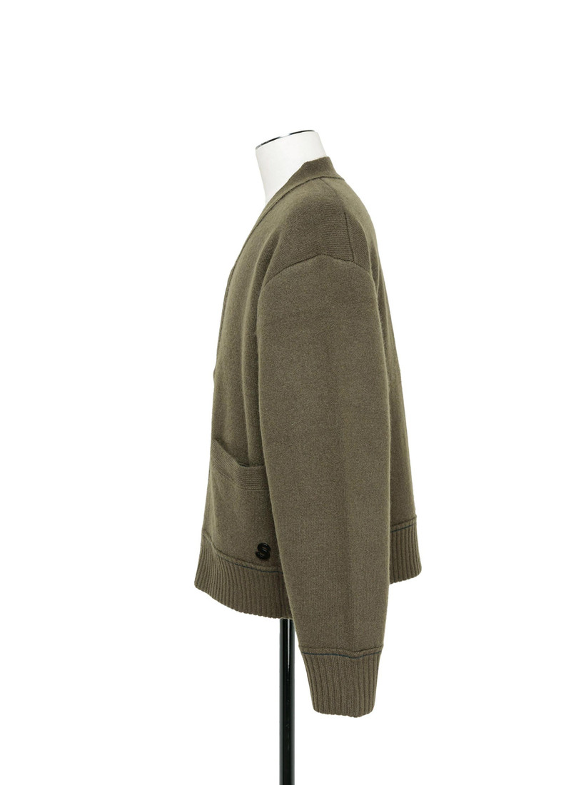 sacai s Cashmere Knit Cardigan outlook