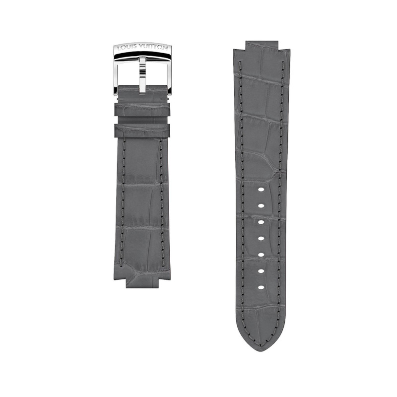 STRAP TAMBOUR ALLIGATOR GREY L/L 1