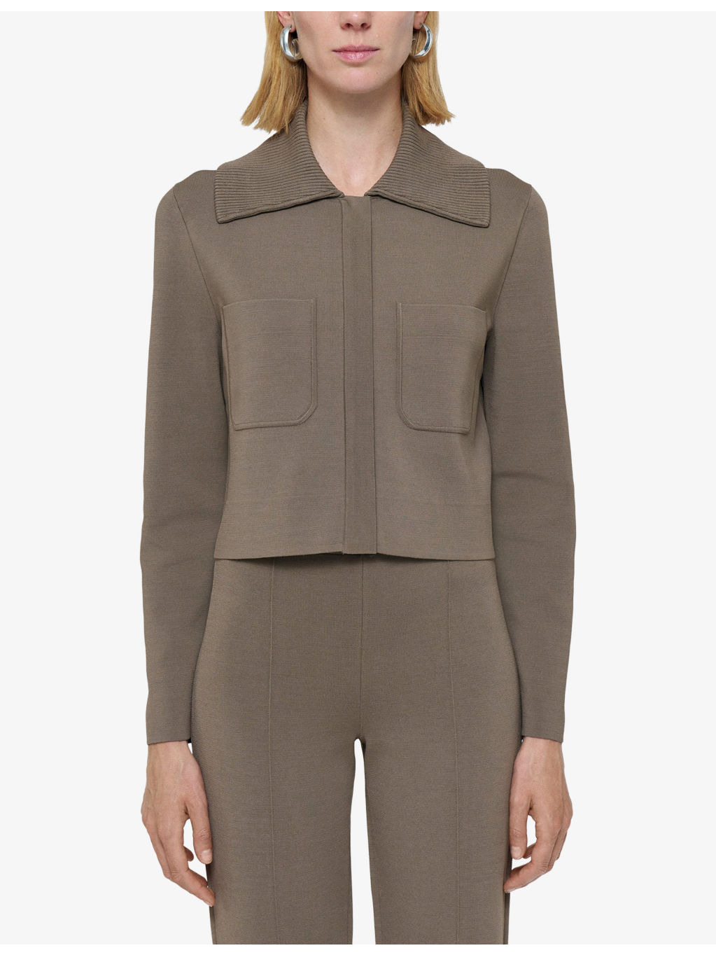 Milano Stretch-Knit Short Jacket - 3