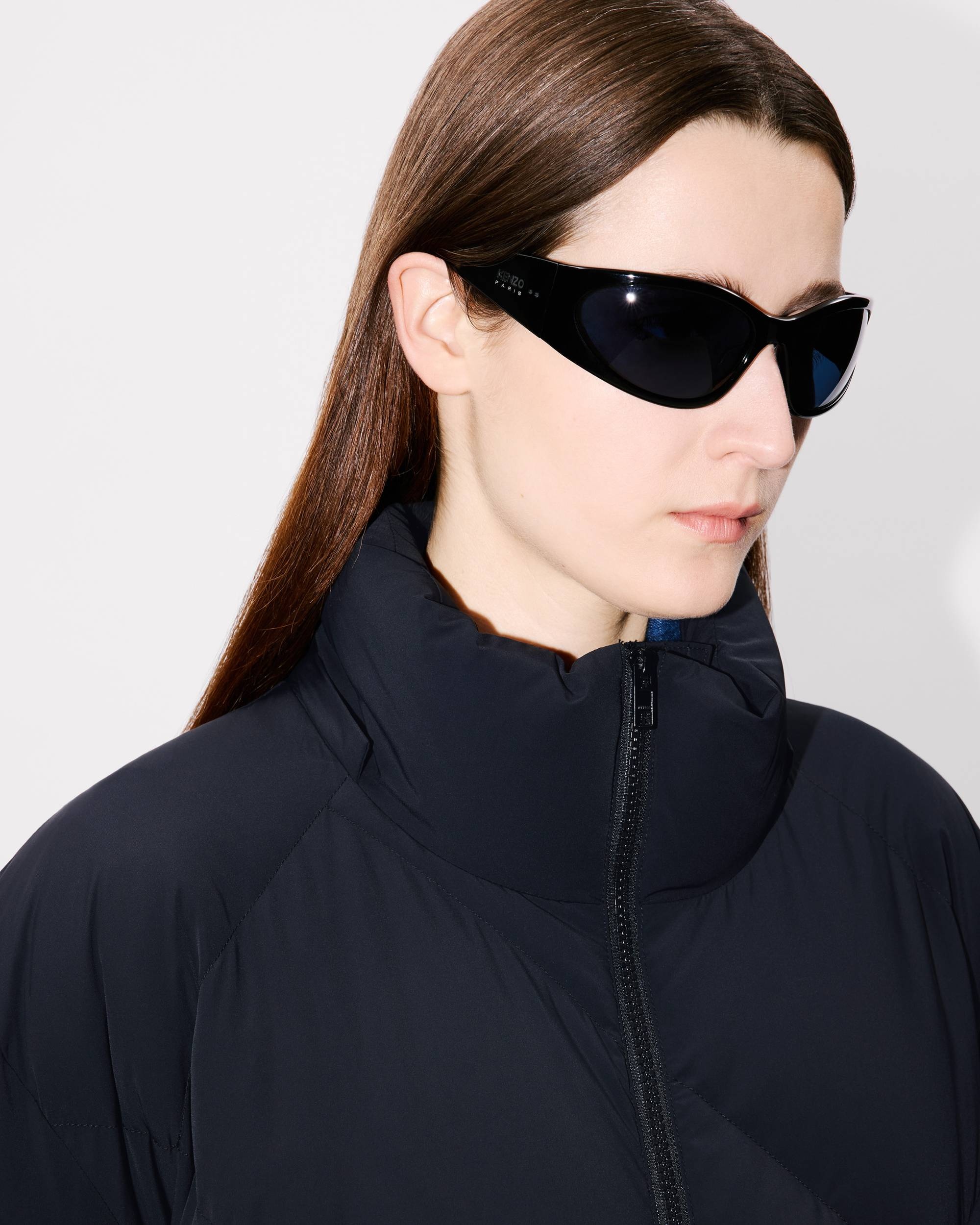 'KENZO Weave' long down jacket - 9