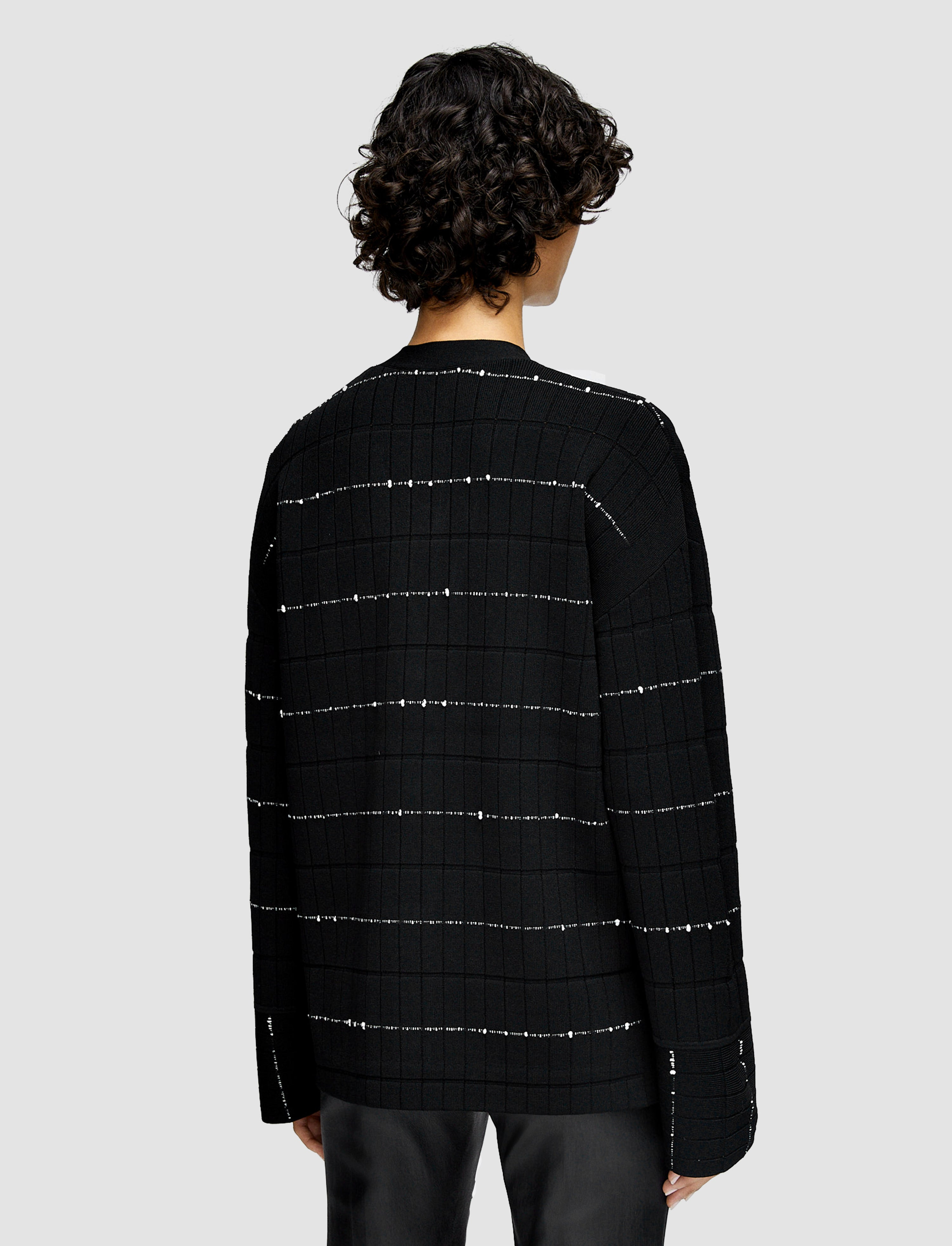Fragmented Stripes Cardigan - 4