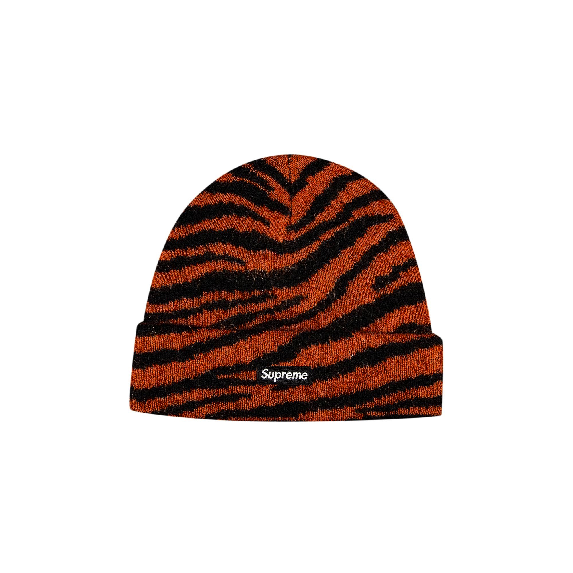 Supreme Mohair Beanie 'Tiger Stripe' - 1