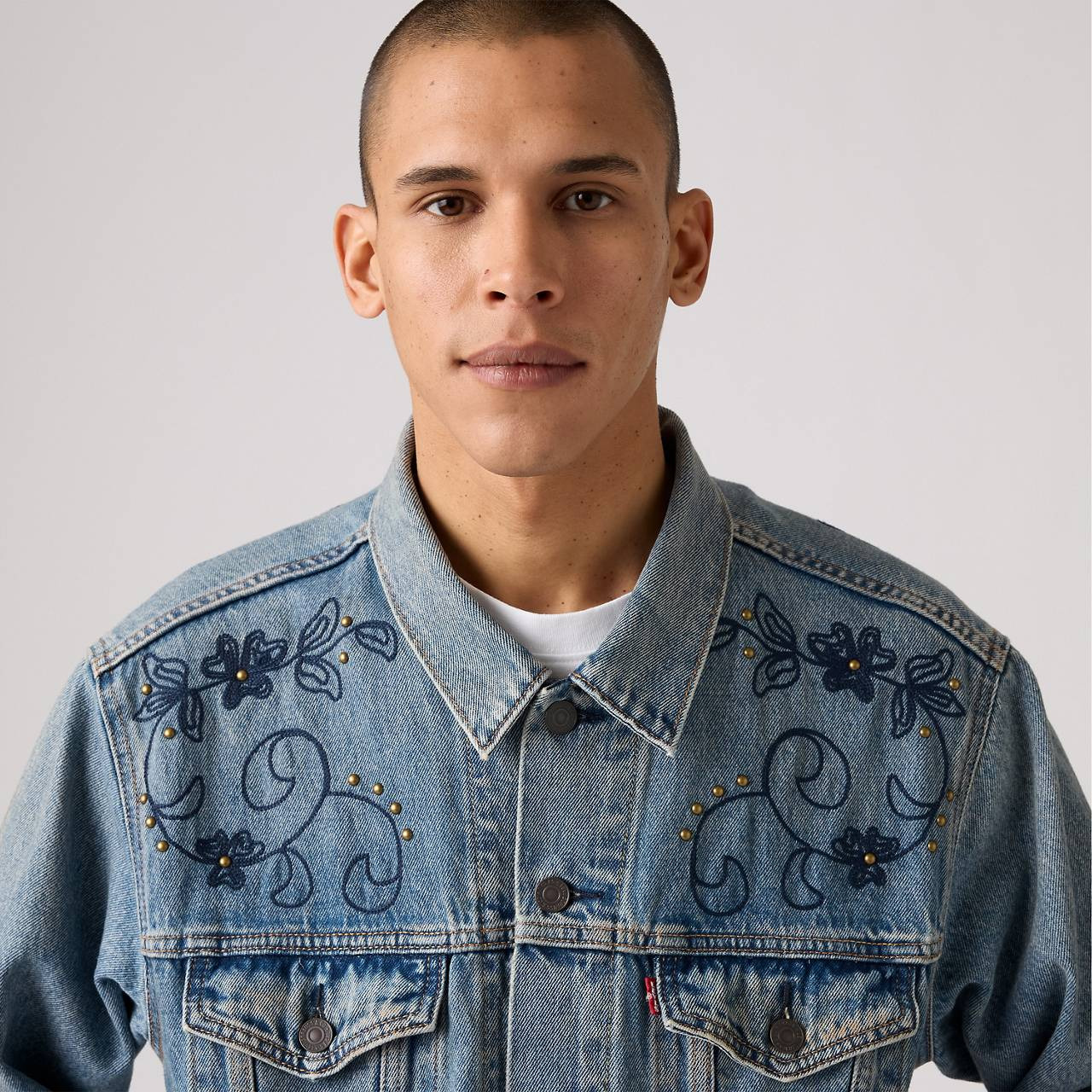 RELAXED FIT TRUCKER JACKET - 5