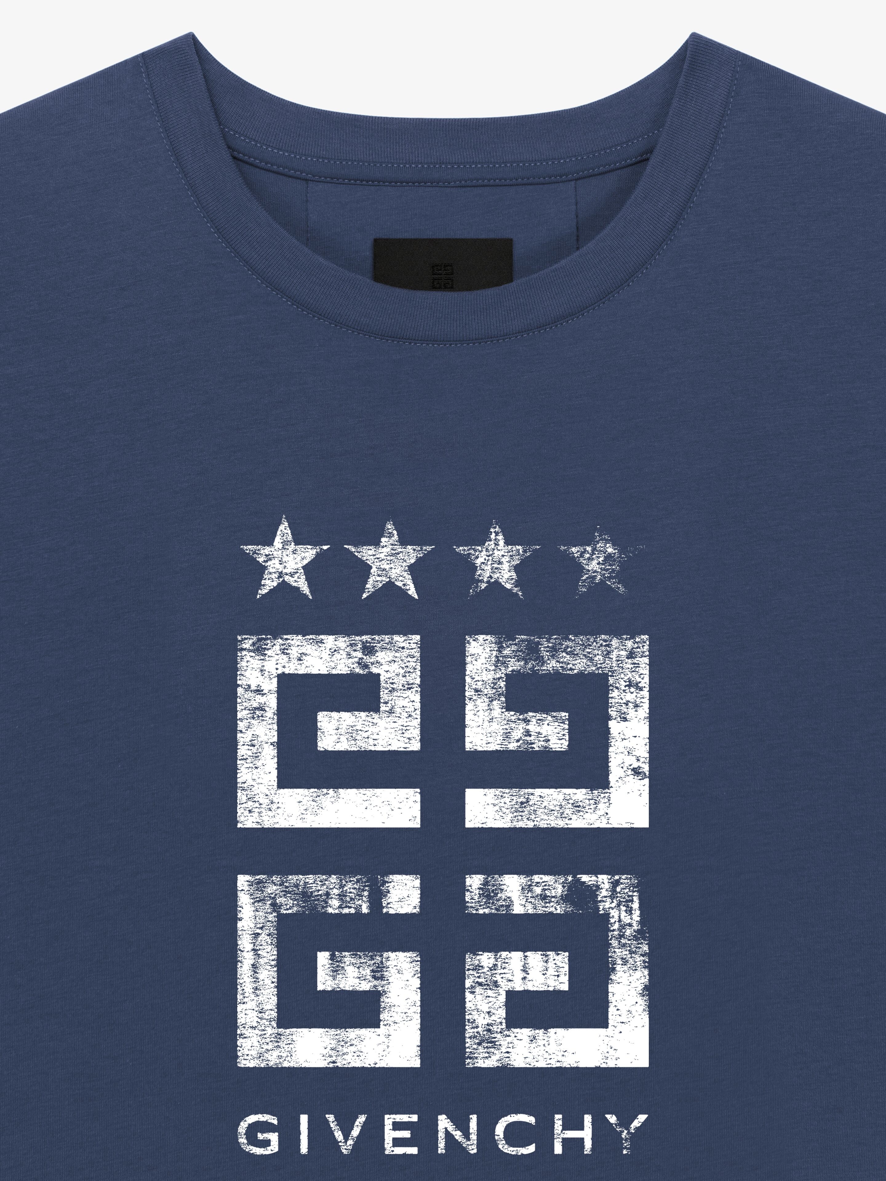 4G STARS SLIM FIT T-SHIRT IN COTTON - 5