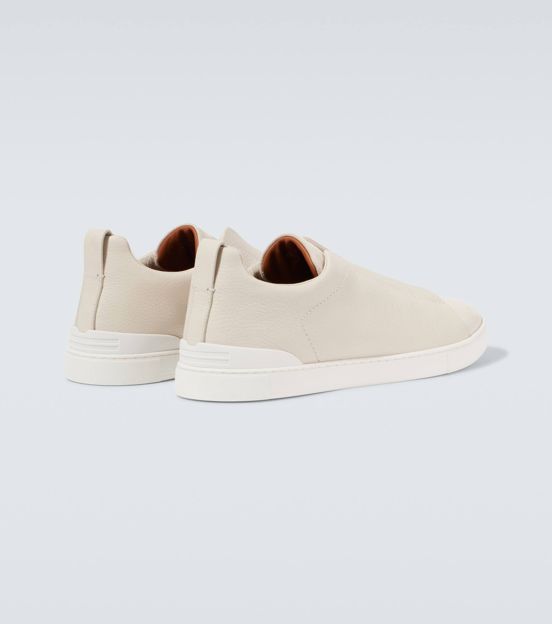 Triple Stitch leather sneakers - 6