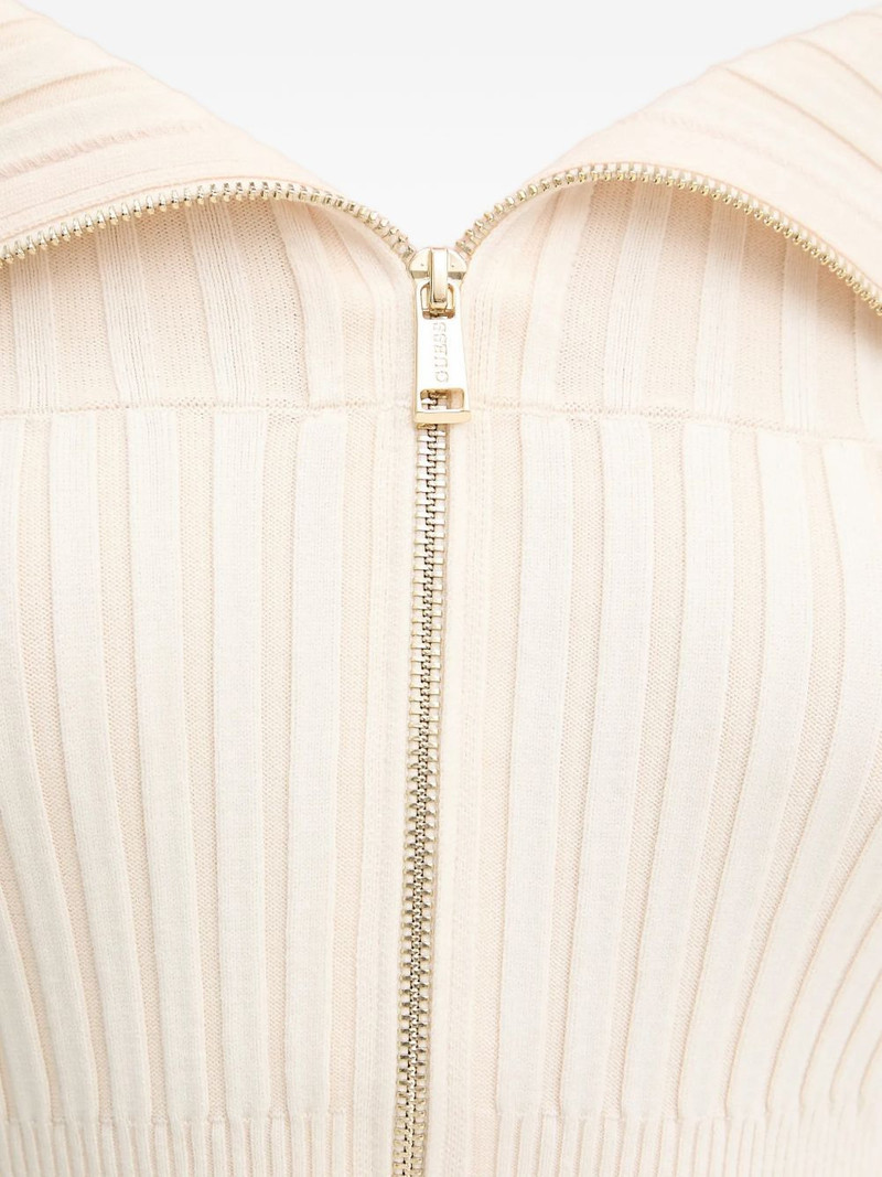 off-shoulder zip knitwear 5