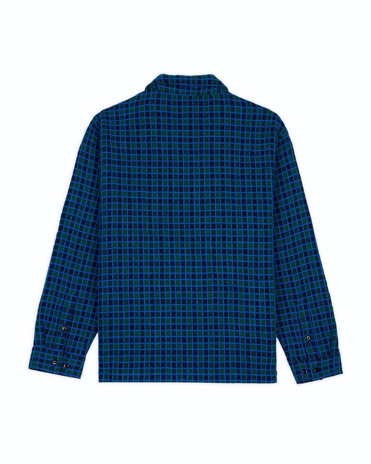 Check Mate Flannel Zip Shirt - Navy - 2