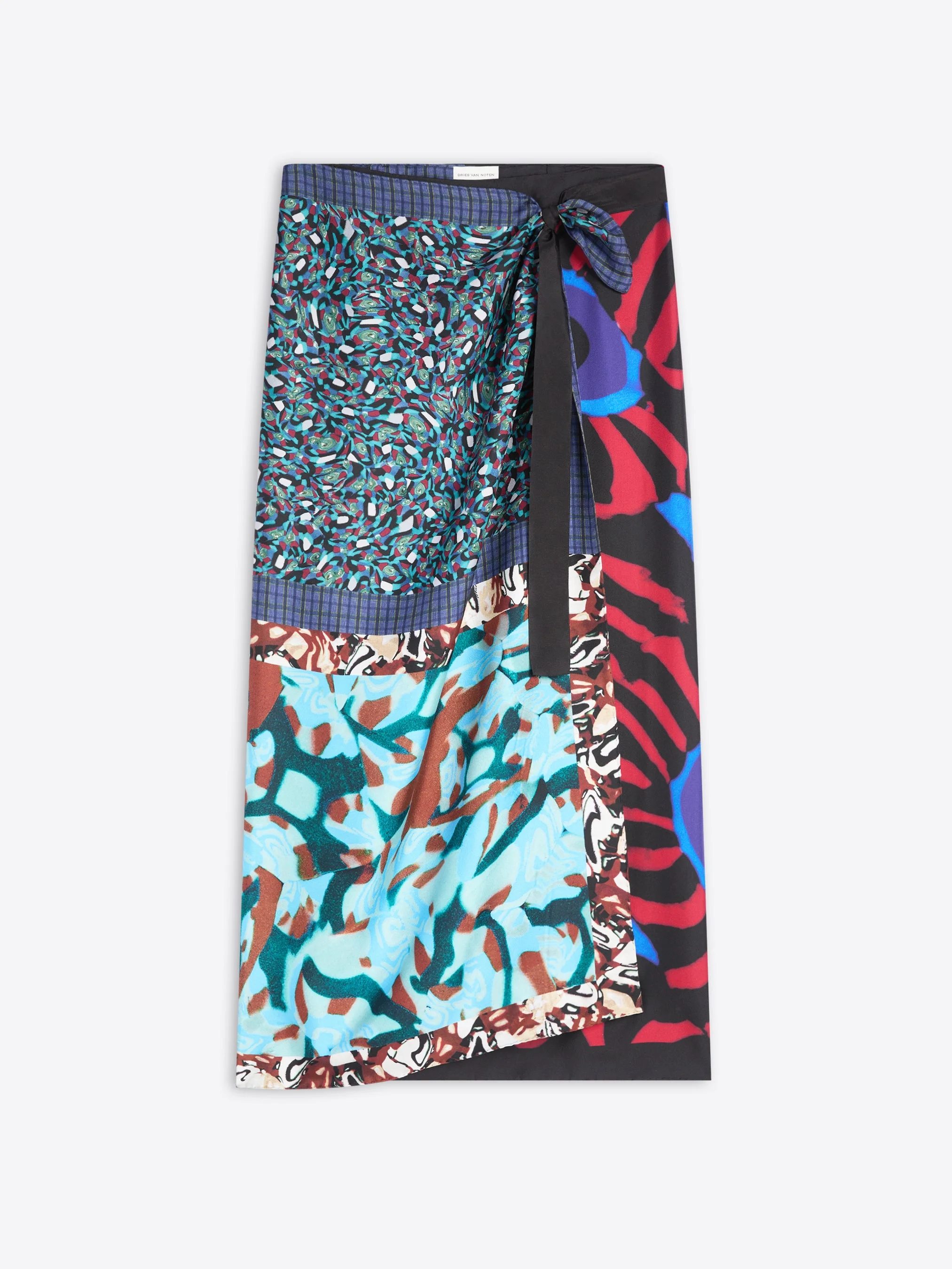 LONG WRAP SCARF-SKIRT - 1