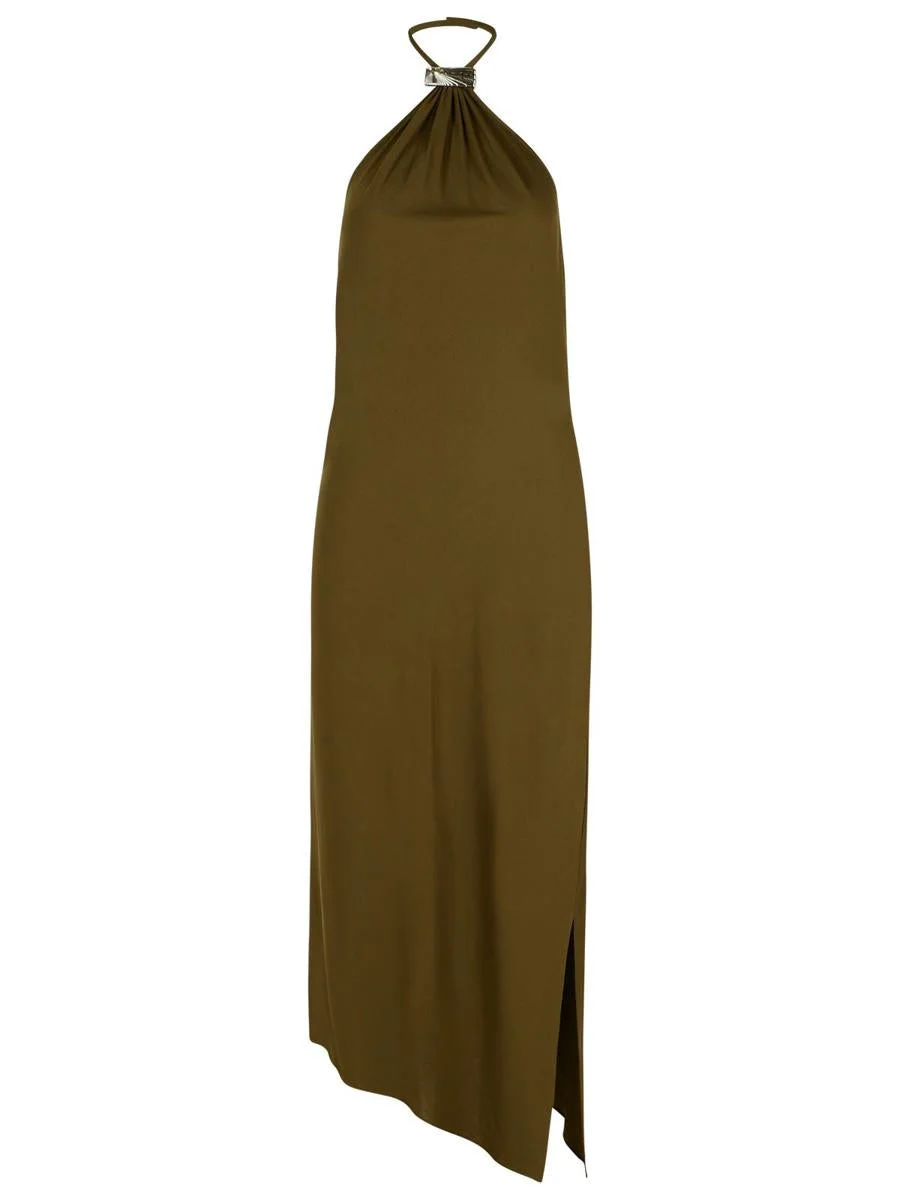 The Attico Green Viscose Dress - 1