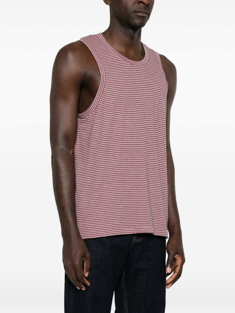striped sleeveless T-shirt 3