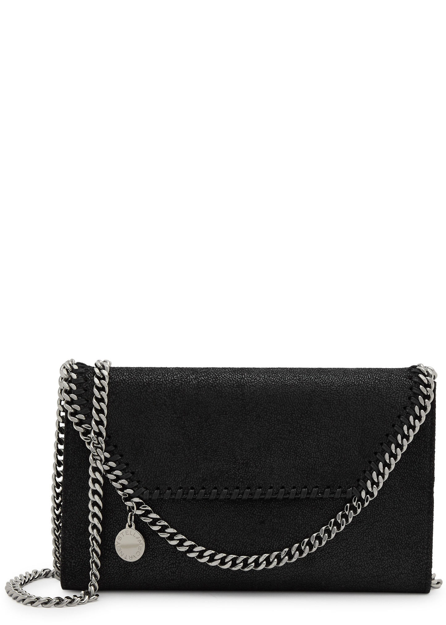 Falabella mini faux suede cross-body bag - 1