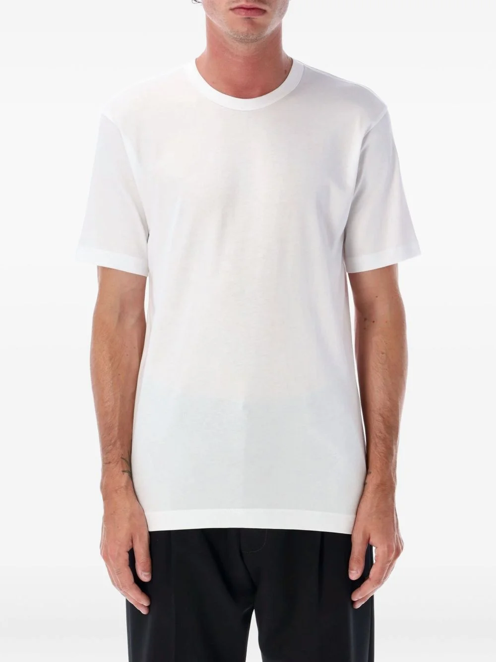 logo-print crew-neck T-shirt - 1