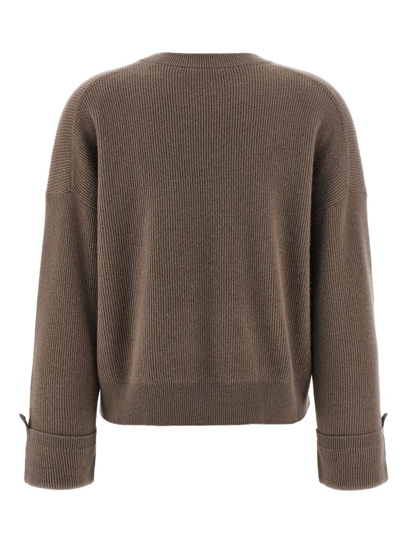 Brunello Cucinelli crew-neck cashmere sweater outlook
