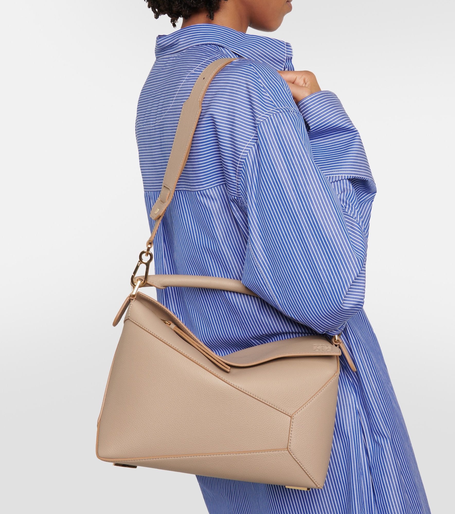 Puzzle Edge leather shoulder bag - 7