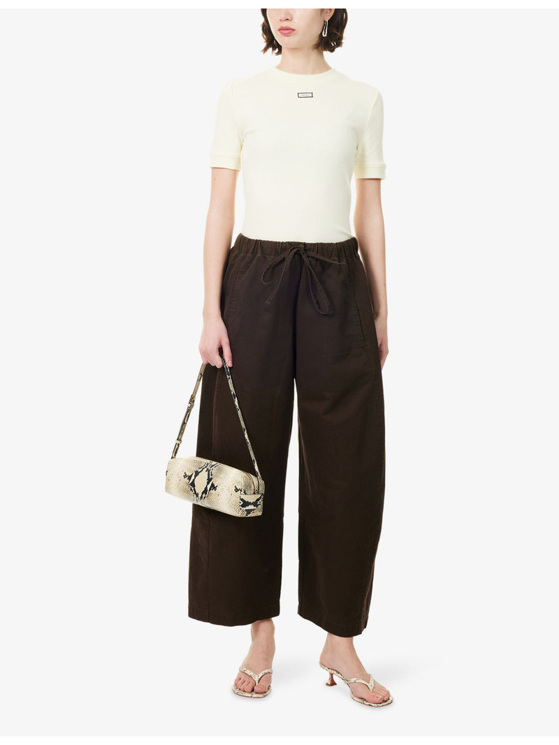 entire studios Lounge Ribbed Cotton T-Shirt outlook