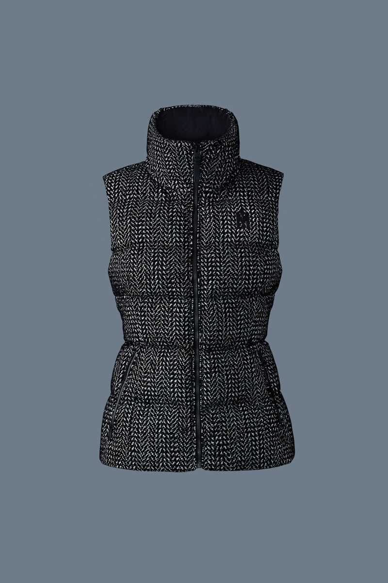 CHAYA-FLP Flocked light down vest 1
