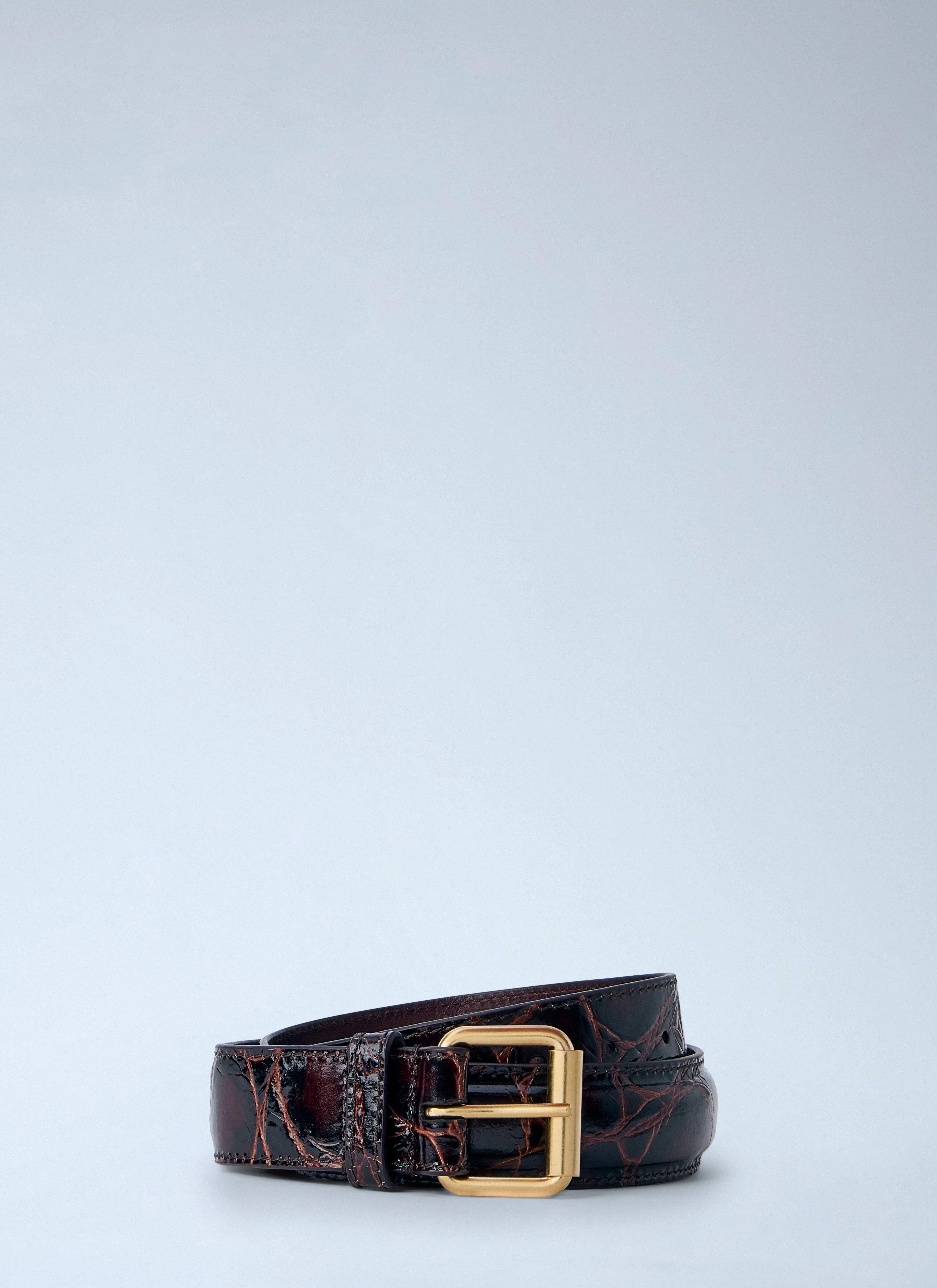 Embossed Leather Belt - 1