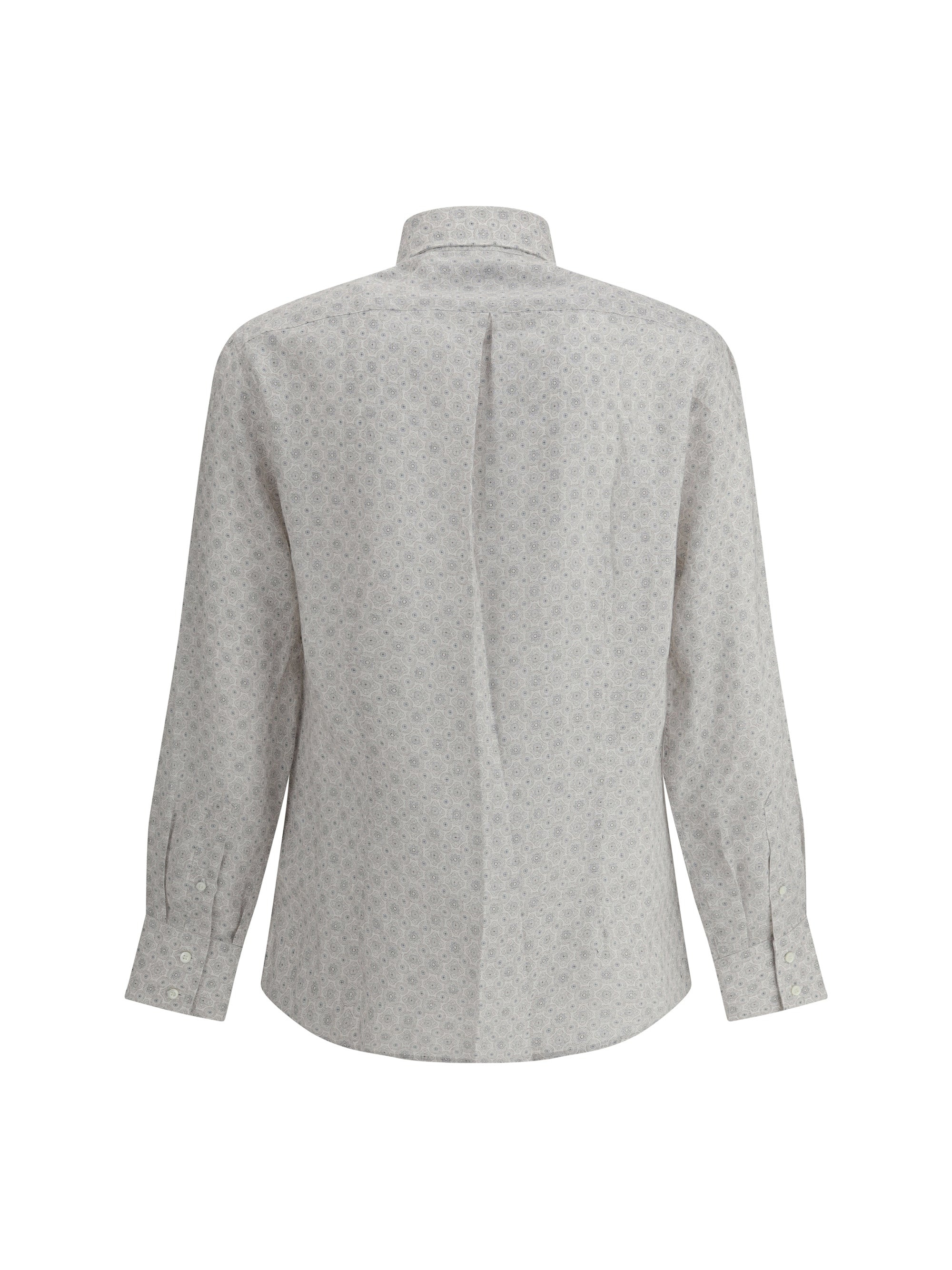 Brunello Cucinelli Men Linen Shirt - 4