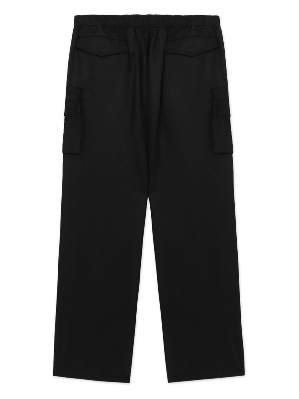 drop-crotch drawstring cargo trousers - 6